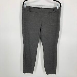 J. Crew‎ Minnie Pants Womens 8 Gray Wool Bi Stretch Dressy Casual Ankle